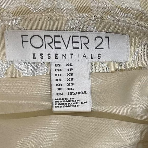 Forever 21 XS Gold Embellished Cocktail Party Dress - Picture 4 of 4